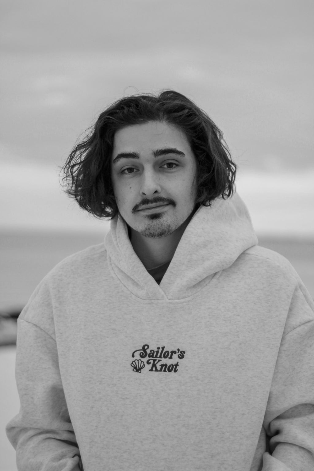 Seashell Scene Hoodie (Atlantic Mist Color)